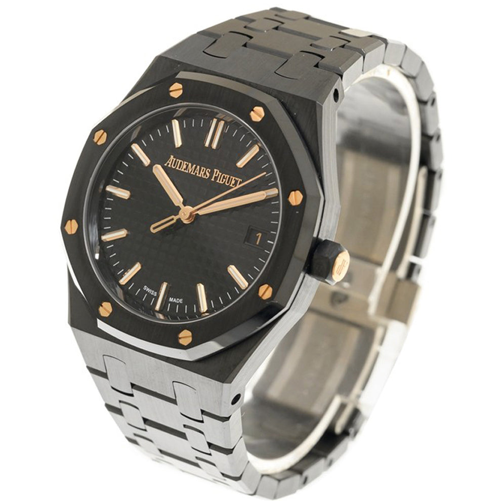 Signature Octagon Watch – Premium Black Dial
