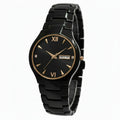 Stone Bezel Luxury Watch for Men – Diamond Cut Design