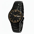 Stone Bezel Luxury Watch for Men – Diamond Cut Design