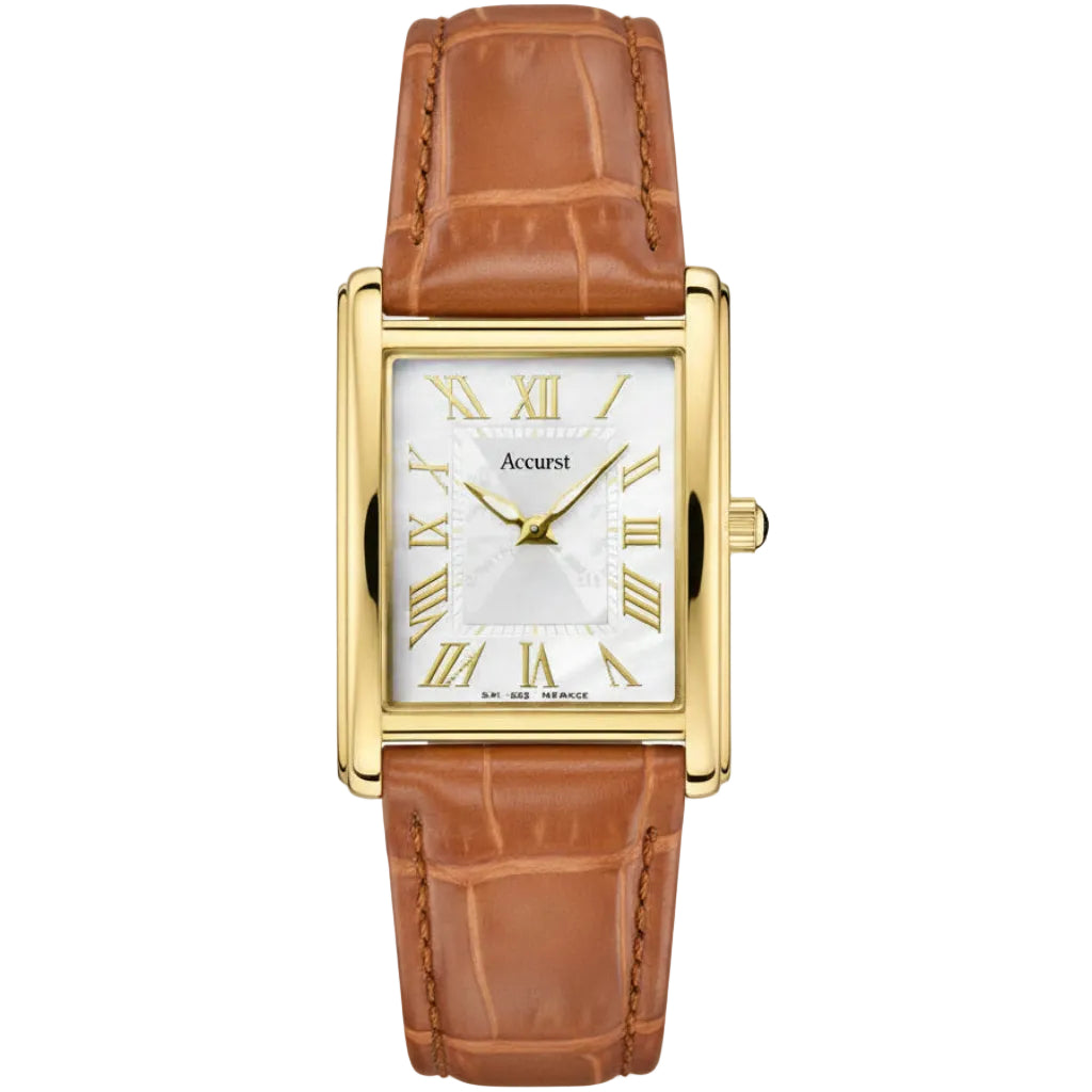 Signature Rectangular Watch – Roman Classic Design