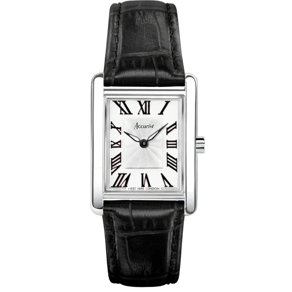 Signature Rectangular Watch – Roman Classic Design