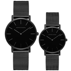 Minimalist Couple Watches – Mesh Strap Set