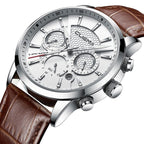 Men’s Executive Leather Watch – Stylish Chronograph Watch in Pakistan