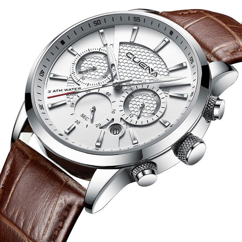 Men’s Executive Leather Watch – Stylish Chronograph Watch in Pakistan