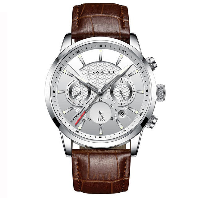 Men’s Executive Leather Watch – Stylish Chronograph Watch in Pakistan