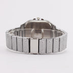 Royal Ice Diamond Watch for Men – Luxury Square Edition