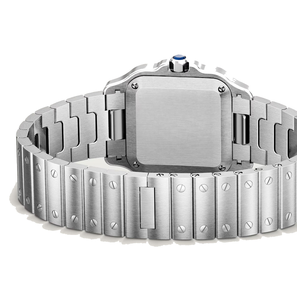 Elite Square Bezel Watch – Industrial Steel Edition