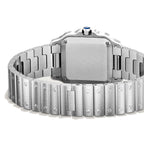 Elite Square Bezel Watch – Industrial Steel Edition