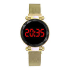 Women’s Touch Screen LED Watch – Magnetic Bracelet Edition