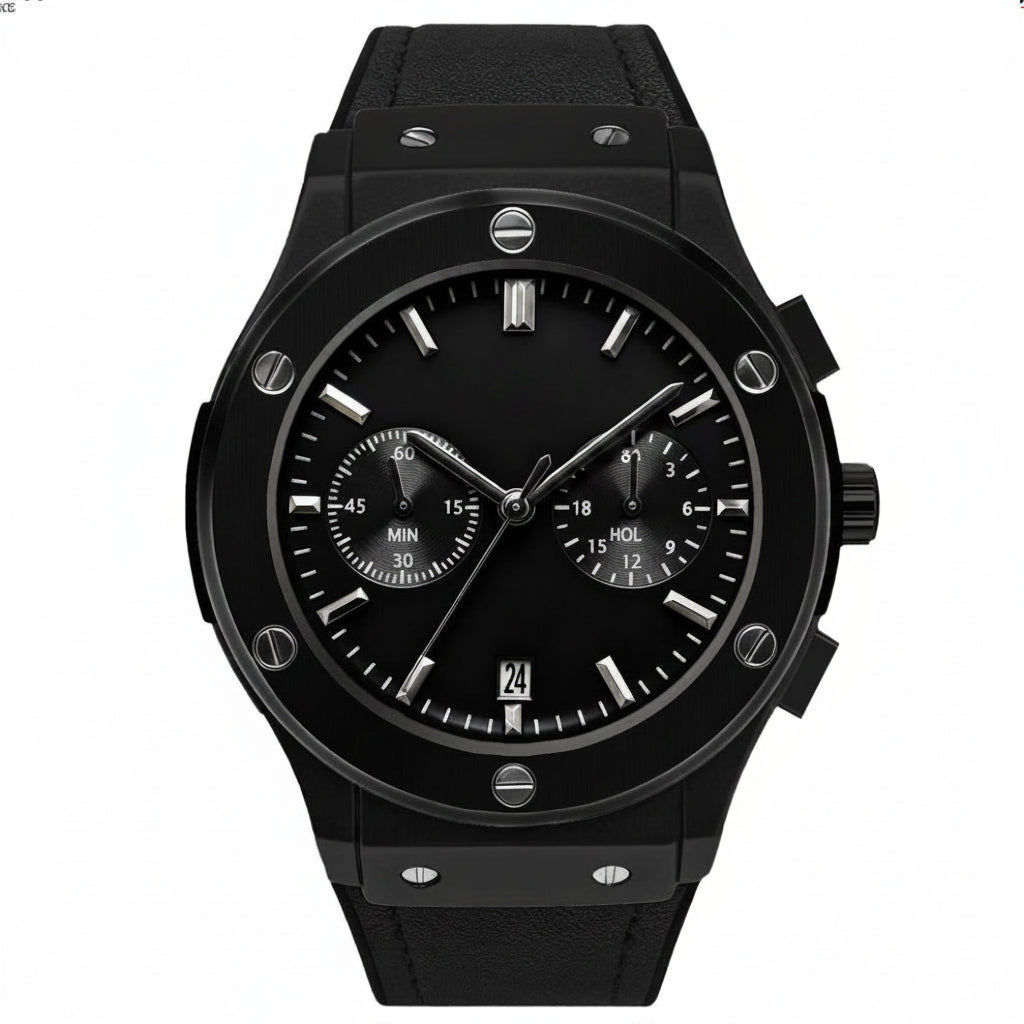 Luxury Big Dial Chronograph Watch – Hublot Inspired Design