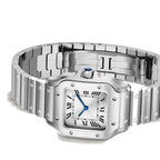 Elite Square Bezel Watch – Industrial Steel Edition