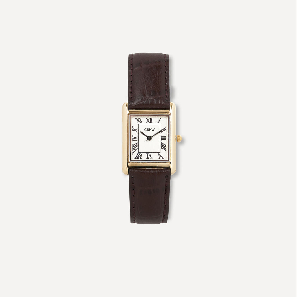 Signature Rectangular Watch – Women’s Elegant Edition