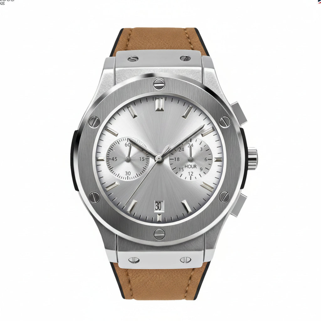 Luxury Big Dial Chronograph Watch – Hublot Inspired Design