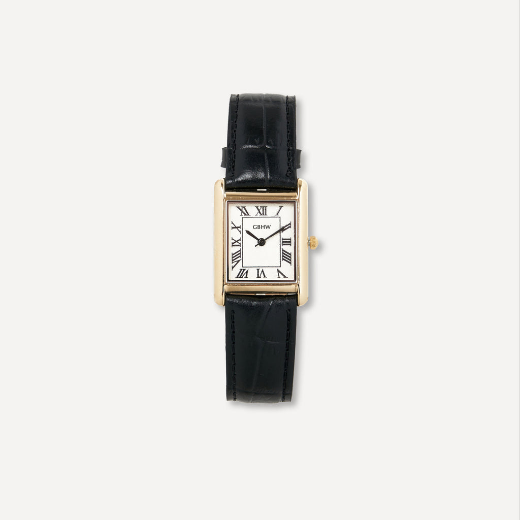 Signature Rectangular Watch – Women’s Elegant Edition