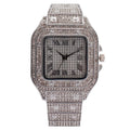 Royal Ice Diamond Watch for Men – Luxury Square Edition