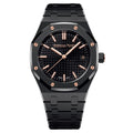 Signature Octagon Watch – Premium Black Dial
