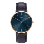 Minimalist Leather Strap Watch for Men – Stylish DW Inspired Design